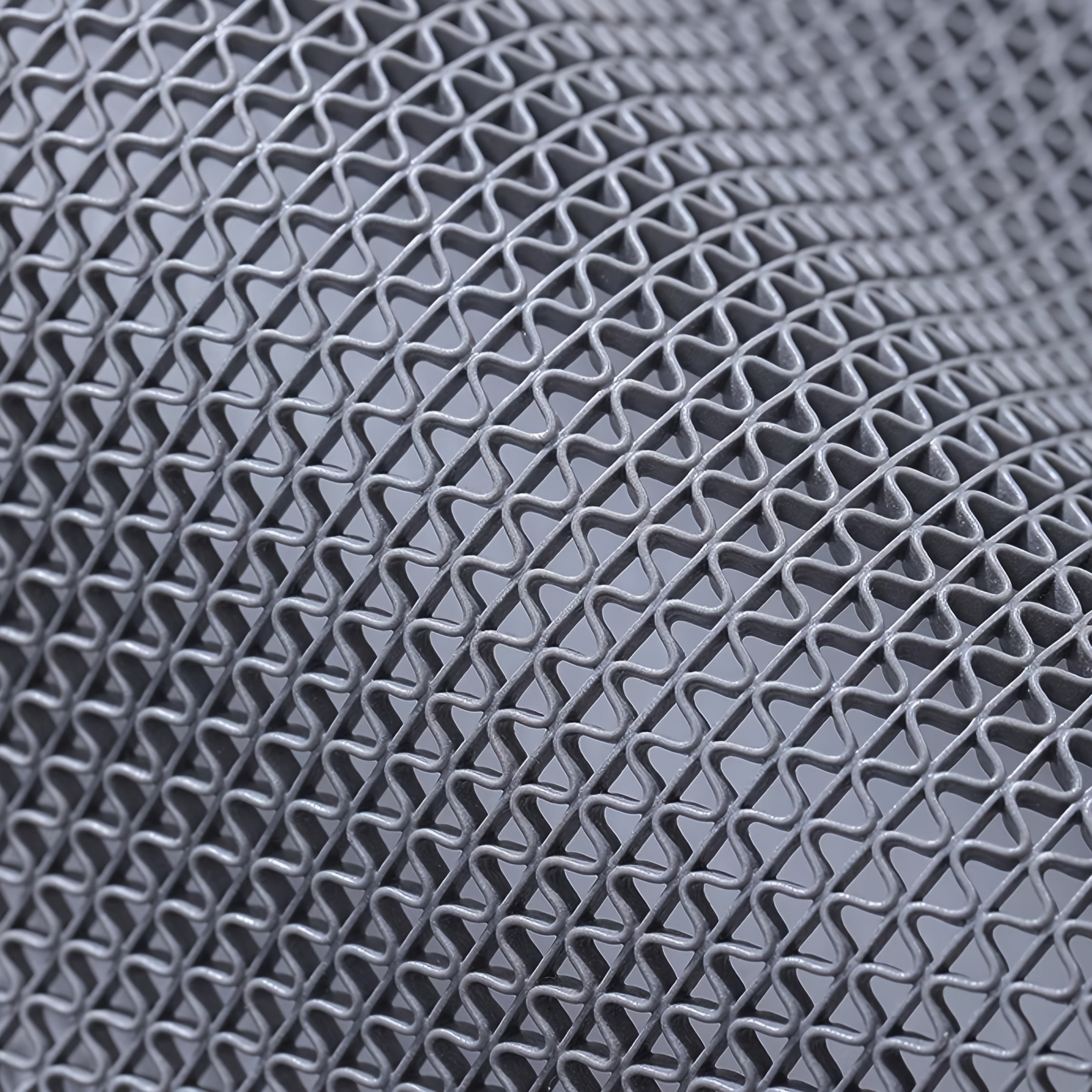 [4.5mm PVC Anti-Slip Pad] 1pc 4.5mm Thin PVC Anti-Slip Pad, High Absorbency Rectangular Bathroom and Kitchen Mat | Modern Bath Mat, Machine Made, Hand Wash Only, Hollow Non-Slip Drainage Mat