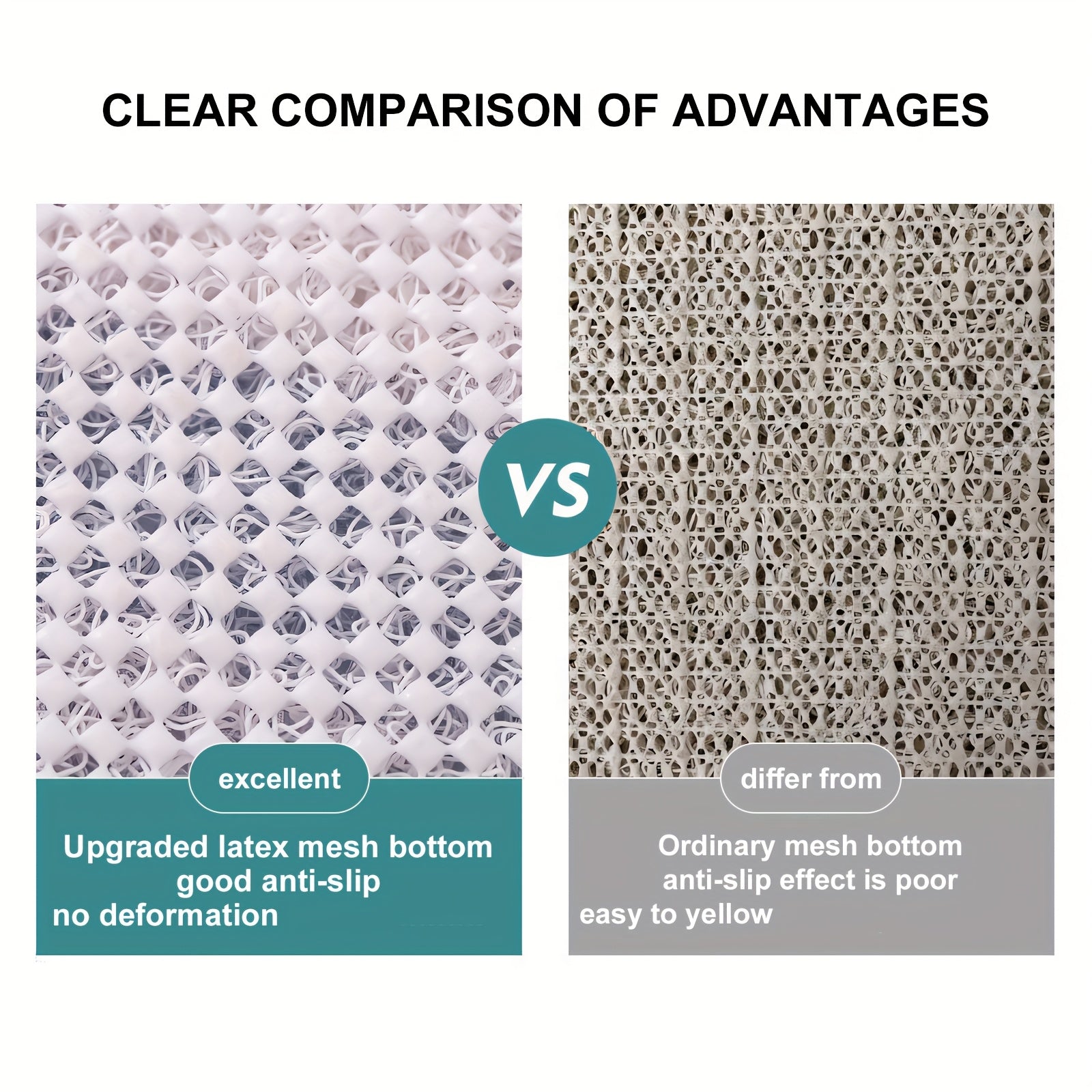 [1pc Non-Slip Shower Mat] 1pc Soft & Comfortable Non-Slip Shower Mat with Drainage Holes, PVC Loofah Massage Bath Mat | Quick-Dry, Ideal for Bathroom & Wet Areas, Hollow Design